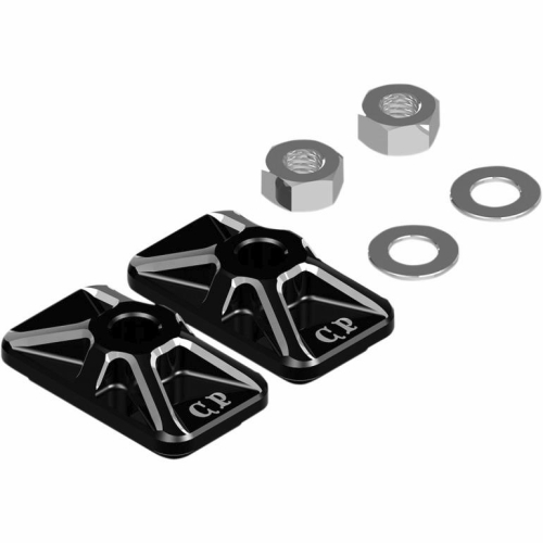 Cycle Pirates - Cycle Pirates Billet Axle Adjuster Plates - HDCA449B