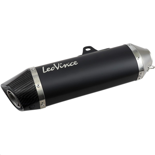 Leo Vince - Leo Vince Nero Universal Slip-On - 54mm x 2-1/4in Inlet - Black Muffler - 3014008471R