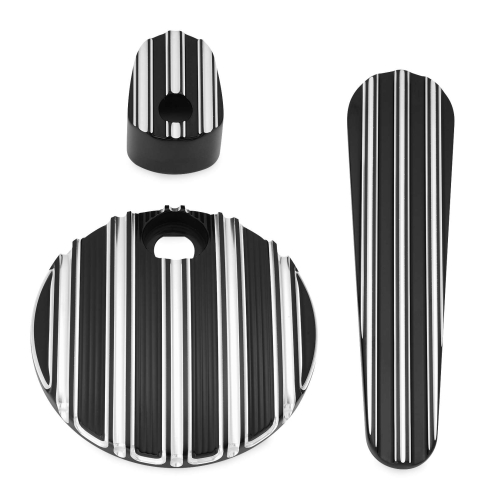 Arlen Ness - Arlen Ness Dash Accessory Pack - 10-Gauge - Black - 91136