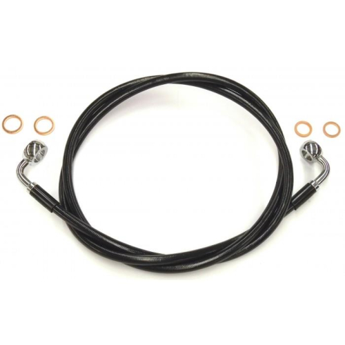 Magnum - Magnum Black Coated XR Stainless Front Brakeline Kit - 48in. Total Length - SBC060248