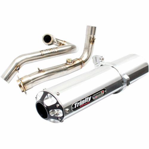 Trinity Racing - Trinity Racing Stage 5 Full System - Brushed Muffler - TR4147F