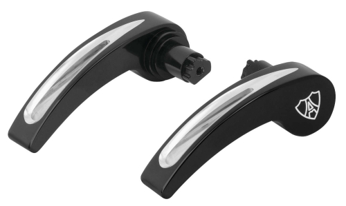 Arlen Ness - Arlen Ness Saddlebag Latch Levers - Deep Cut - Black - 03335