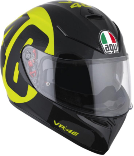 AGV - AGV K-3 SV Bollo 46 Helmet - 0301O0F001106 - Black/Yellow - Sm-Md