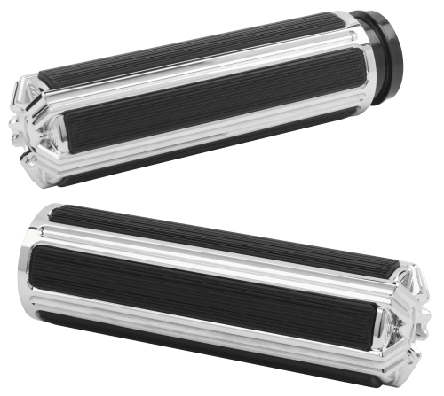 Arlen Ness - Arlen Ness Comfort Grips - 10-Gauge - Chrome - I5000