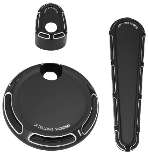 Arlen Ness - Arlen Ness Dash Accessory Pack - Beveled - Black - 91117