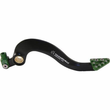 Hammerhead Designs - Hammerhead Designs Forged Aluminum Break Pedal - Black/Green - 12-0343-21-33