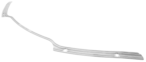 Arlen Ness - Arlen Ness 10-Gauge Billet Windshield Trim - Chrome - 03673