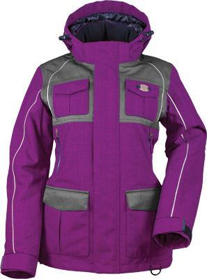 DSG - DSG Arctic Appeal Womens Jacket - 35290 - Deep Berry/Charcoal - X-Small
