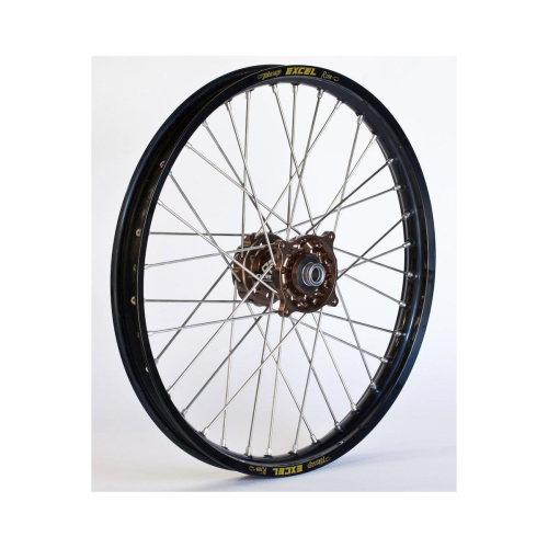 Dubya - Dubya MX Front Wheel with Excel Takasago Rim - 1.60x21 - Magnesium Hub/Black Rim - 56-3131MB
