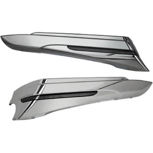 Ciro - Ciro Saddlebag Extensions - Chrome - 40102