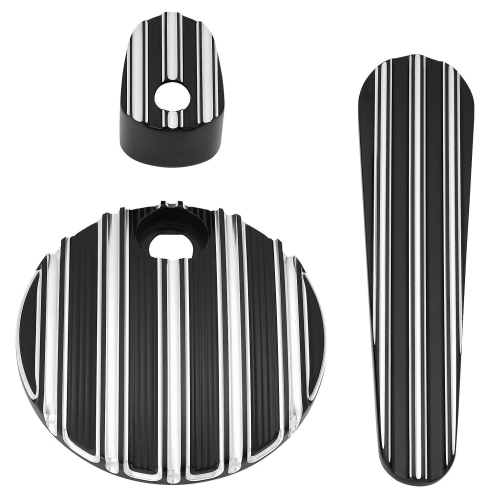 Arlen Ness - Arlen Ness Dash Accessory Pack - 10-Gauge - Black - 91137