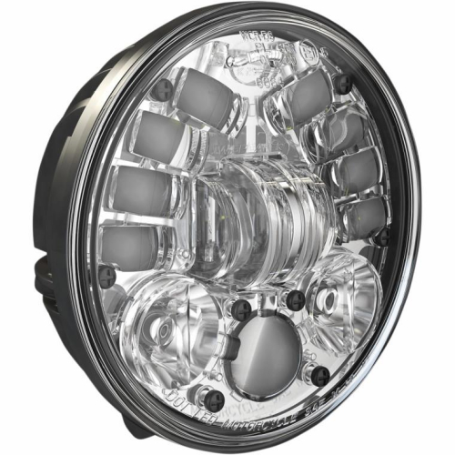 J.W. Speaker - J.W. Speaker 5.75in. Pedestal Mount LED Headlight - Chrome - 0552021
