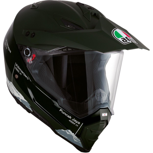 AGV - AGV AX-8 Dual Sport EVO Graphics Helmet  - 7611O2D001010 - Green/White - X-Large