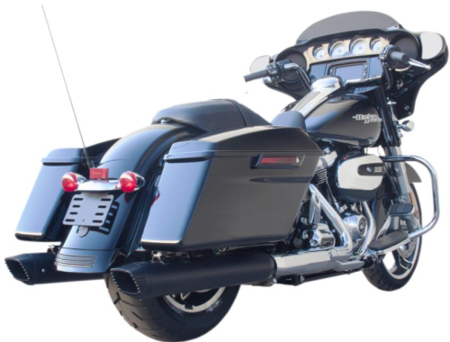 FireBrand - FireBrand Baritone 4in. Slip-On Muffler - Black - 101020