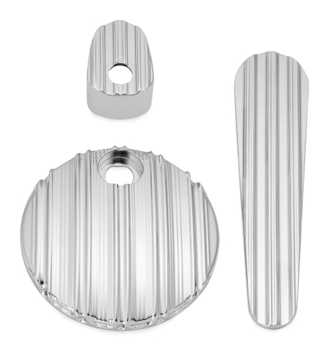 Arlen Ness - Arlen Ness Dash Accessory Pack - 10-Gauge - Chrome - 91134