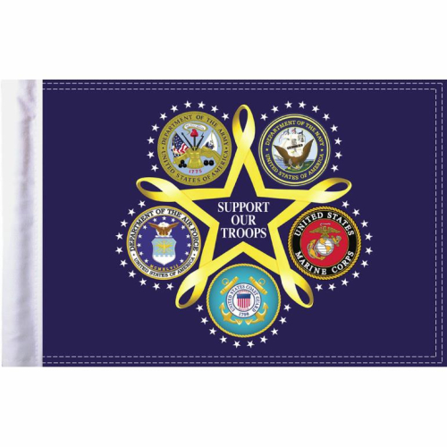Pro Pad - Pro Pad 10in. x 15in. Flag - Support Our Troops - FLGSOT15