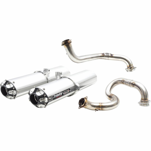 Trinity Racing - Trinity Racing Stage 5 3/4 Exhaust System - Brushed Muffler - TR4103D