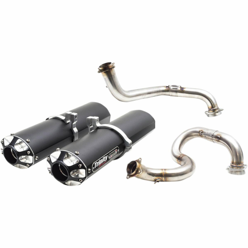 Trinity Racing - Trinity Racing Stage 5 3/4 Exhaust System - Black Muffler - TR4103DBK