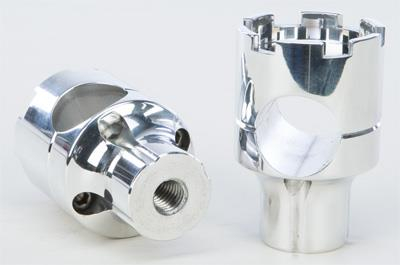 Rooke Customs - Rooke Customs 1-1/8in. Narrow Base Risers - 1.75in. - Polished - R-HR2242-P