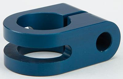 Rooke Customs - Rooke Customs 7/8in. Slotted Mirror Mount - Blue - R-MM875-S8