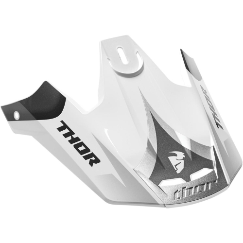 Thor - Thor Visor Kit for Verge Vortechs Helmet - White/Gray - 0132-1006