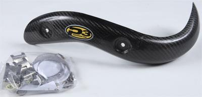 P3 - P3 Header Heat Shield - Carbon Fiber - 206072