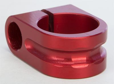 Rooke Customs - Rooke Customs 1in. Milled Mirror Mount - Red - R-MM100-M7