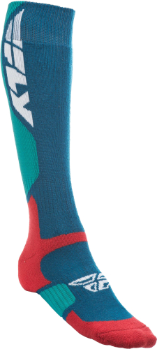 Fly Racing - Fly Racing MX Pro Socks - Thick - 350-0401S - Blue/Red - Sm-Md