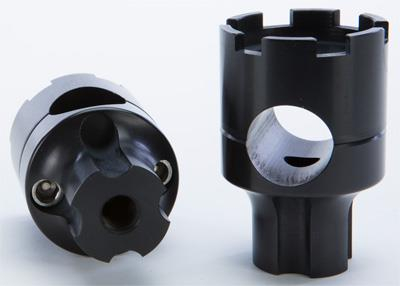 Rooke Customs - Rooke Customs 1in. Narrow Base Risers - 1.75in. - Black - R-HR1242-B