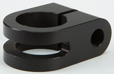 Rooke Customs - Rooke Customs 7/8in. Slotted Mirror Mount - Black - R-MM875-SB