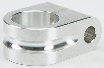 Rooke Customs - Rooke Customs 7/8in. Milled Mirrow Mount - Raw - R-MM875-MA