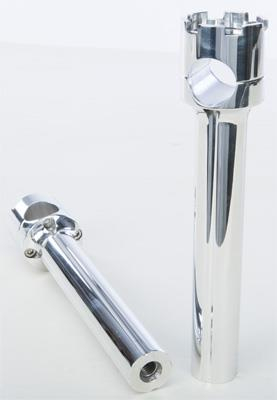 Rooke Customs - Rooke Customs 1-1/8in. Narrow Base Risers - 8in. - Polished - R-HR2248-P