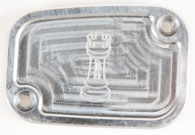 Rooke Customs - Rooke Customs Front Master Cylinder Cover - Raw - R-C128-TA