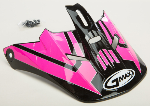 G-Max - G-Max Visor for GM46.2 Race Helmet - M/XL - Black/Pink - G046241