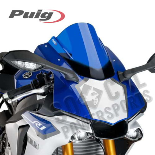 PUIG - PUIG Racing Windscreen - Blue - 7648A
