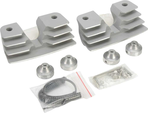 HardDrive - HardDrive Finned Headbolt Covers - Silver - 19-001D1