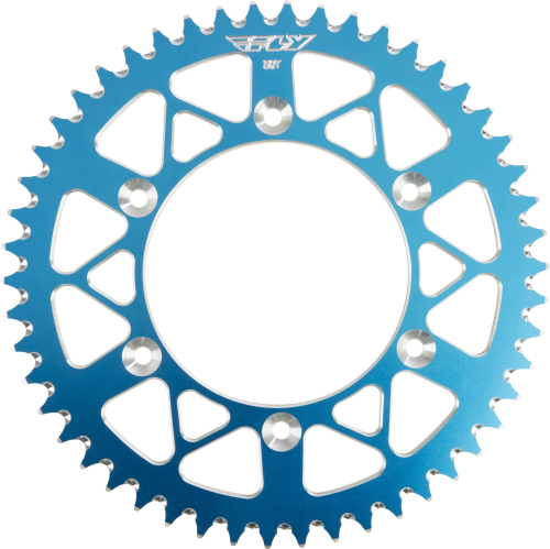 Fly Racing - Fly Racing Aluminum Rear Sprocket - Blue - 50T - 316-50 BLU