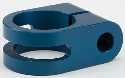 Rooke Customs - Rooke Customs 1in. Slotted Mirror Mount - Blue - R-MM100-S8