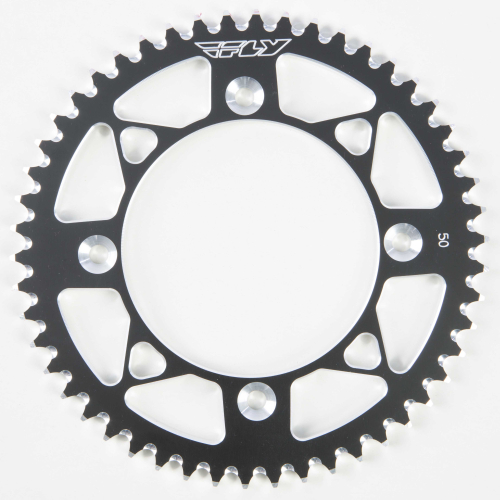Fly Racing - Fly Racing Aluminum Rear Sprocket - Black - 50T - 314-50 BLK