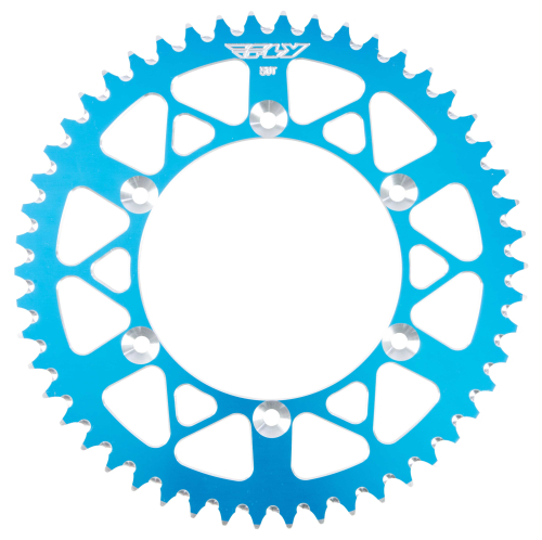 Fly Racing - Fly Racing Aluminum Rear Sprocket - Blue - 50T - 208-50 BLU