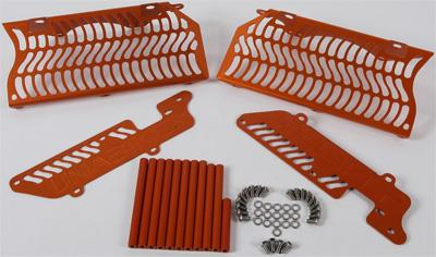 Unabiker - Unabiker Radiator Guards - Orange - 14KTMXCW-O