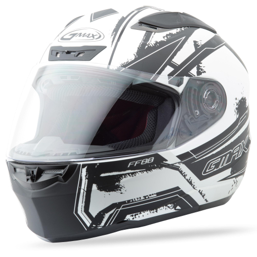 G-Max - G-Max FF88 X-Star Helmet - G1881433 TC-15F - Flat White/White - X-Small