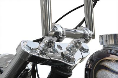 West-Eagle Motorcycle Products - West-Eagle Motorcycle Products Old Style Risers - Straight - 1in. x 2in. - Polished - 357