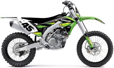 N-Style - N-Style 2016 AMPED Kawasaki Graphics Kit - N40-3758