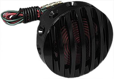 West-Eagle Motorcycle Products - West-Eagle Motorcycle Products Grill Tail Light - Black - 5905-BBK