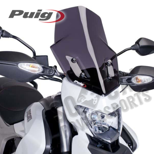 PUIG - PUIG Touring Windscreen - Dark Smoke - 6492F