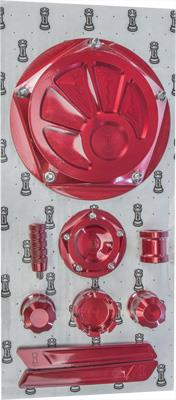 Rooke Customs - Rooke Customs Dress Up Kit for Touring Models - Red - R-BK04-7