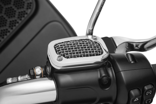 Kuryakyn - Kuryakyn Mesh Brake Master Cylinder Cover - Chrome - 6530
