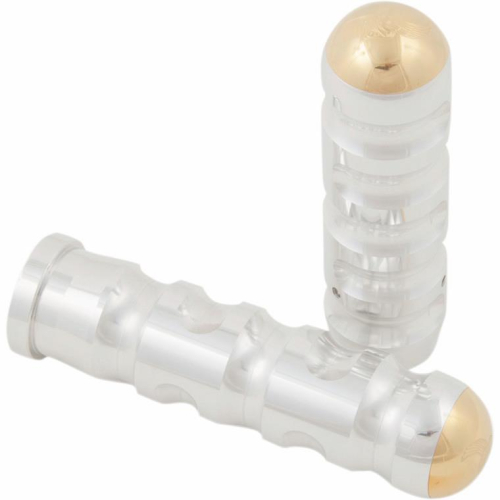 Kens Factory - Kens Factory Neo-Fusion Classic Grips - Polished with Brass End Caps - 1016
