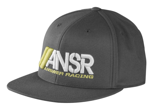 Answer - Answer Slash Fitted Hat - 471976 - Charcoal Gray - Sm-Md